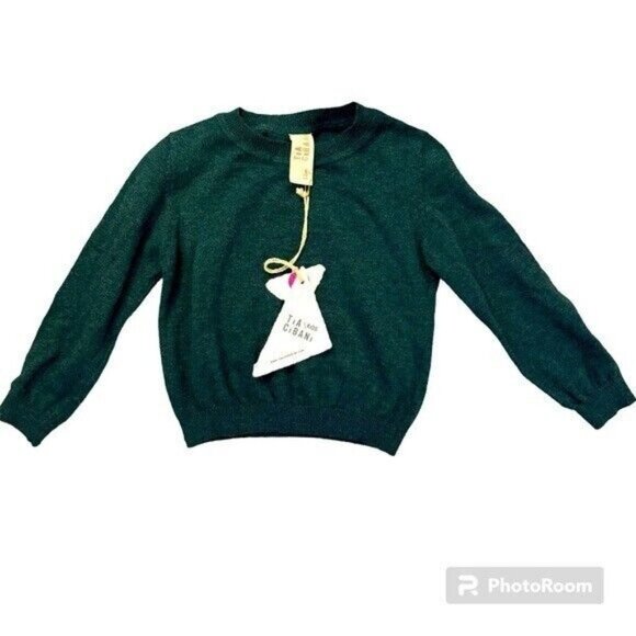 Tia Cibani Kids Baby Slim Fit Crewneck Cotton Sweater Sz 12M NEW - Picture 1 of 4